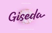 Giseda 英文字体手写体免费下载现代优雅品牌设计
