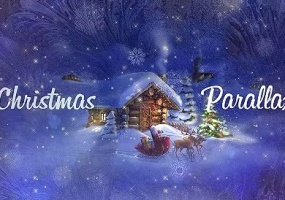 Christmas Parallax Slideshow 圣诞PPT魔法粒子效果视差下载