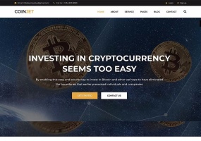 CoinJet 比特币和加密货币网站模板下载HTML 网页模板
